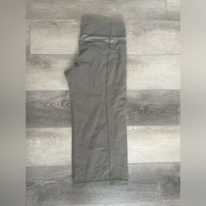 Lululemon cropped low rise leggings. Sage green colour, great condition